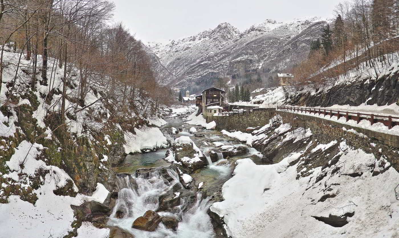 Nevicata in Valsesia